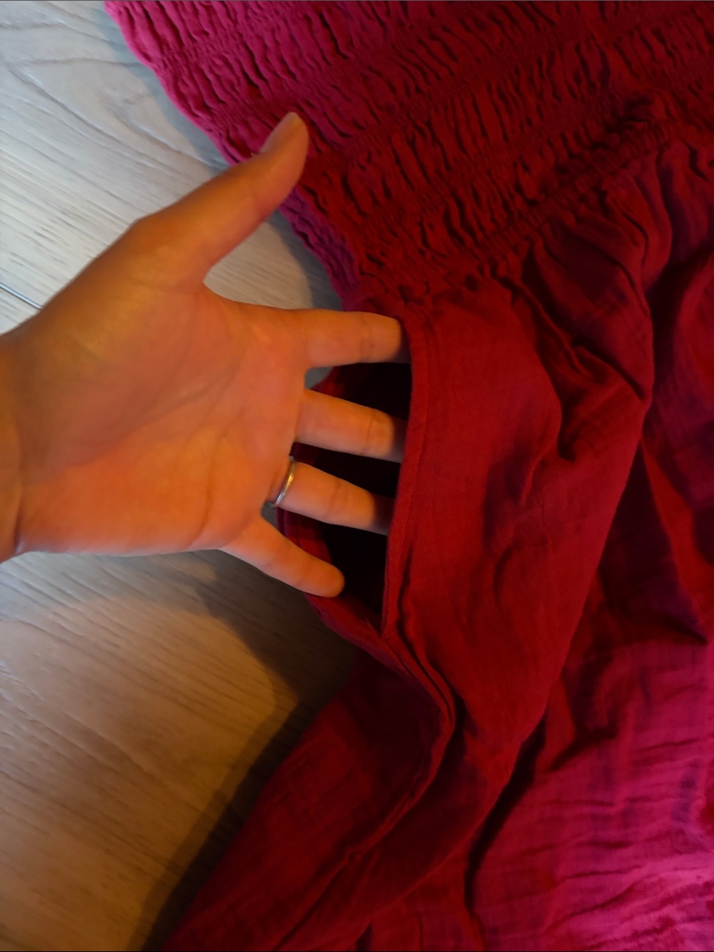Pact Red Maxi Dress - Picture 3 of 5